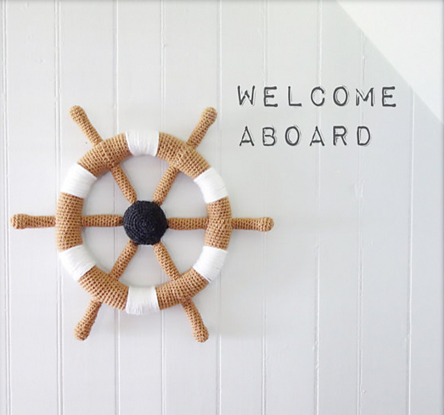 Helm boat wall deco