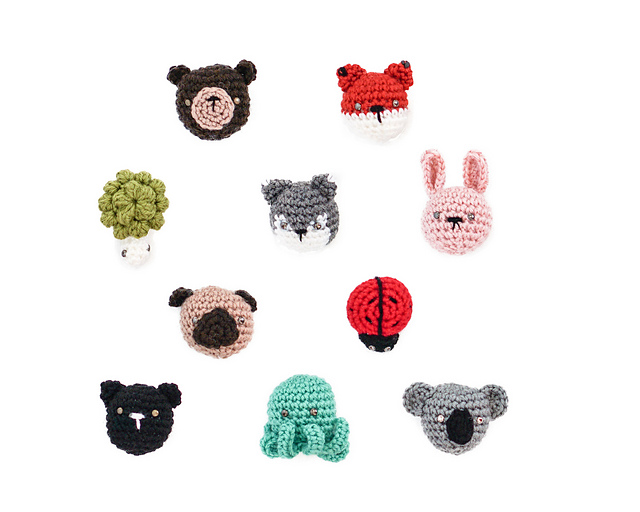 Mini animals keychains