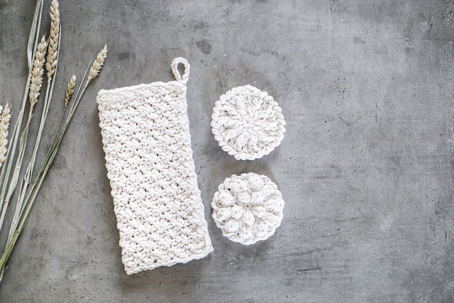 Washcloth and scrubbies
