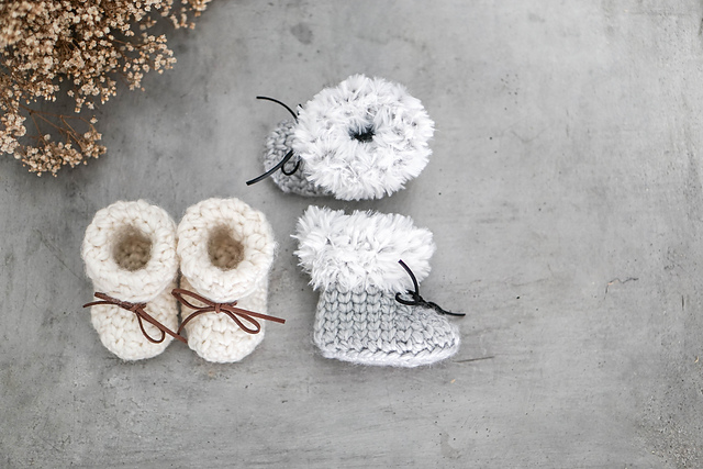 My first booties and mocassins