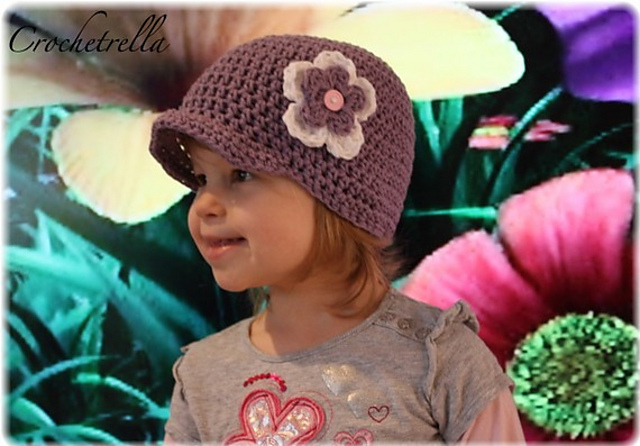 Crochet Newsboy Hat