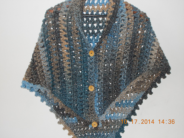 Dawn Treble Mesh Shawl
