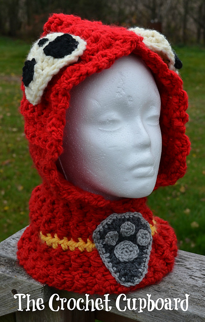 Paw Patrol Hooded Cowl - Marshall