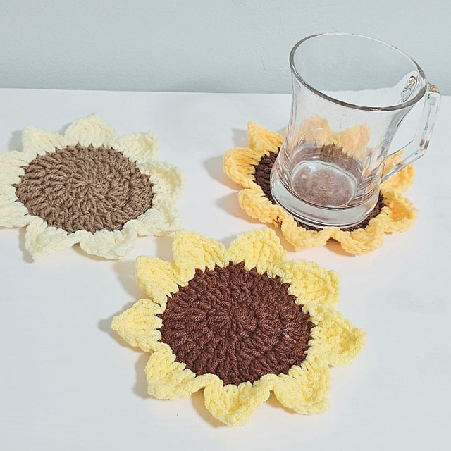 Sunflower Coaster