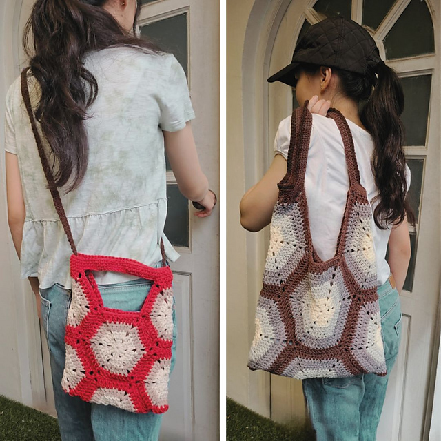 Hexagon Tote Bag