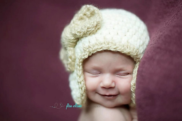 aviator bow hat