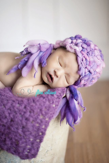 handspun pigtail hat