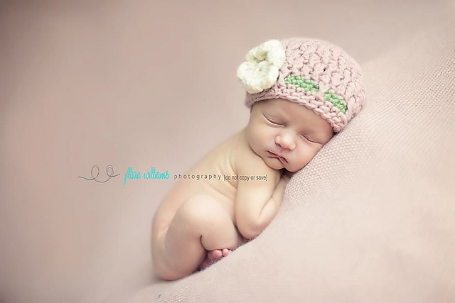 Rose texture hat
