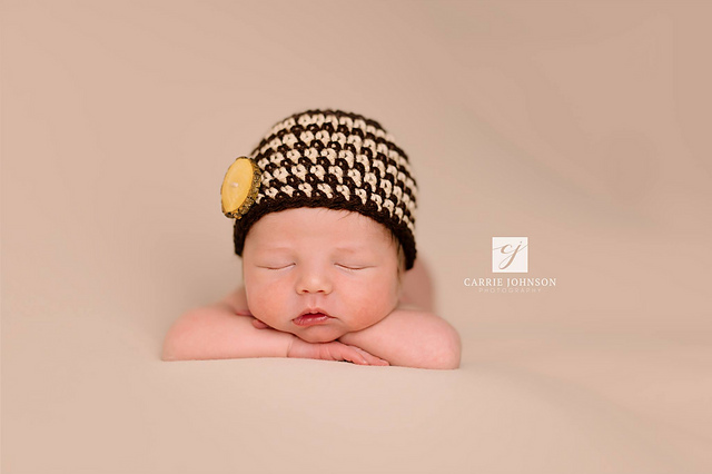 simple stripes beanie