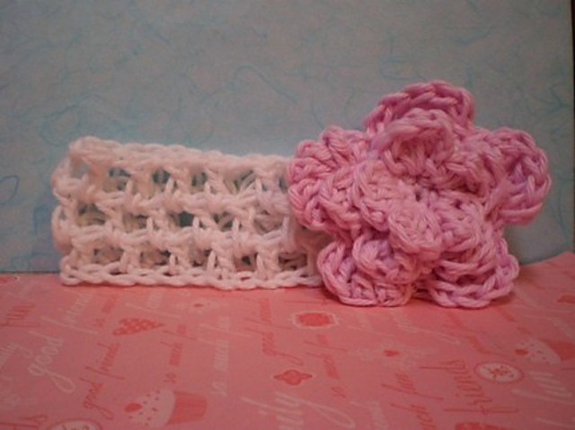 pattern104-dainty waffle headband pattern