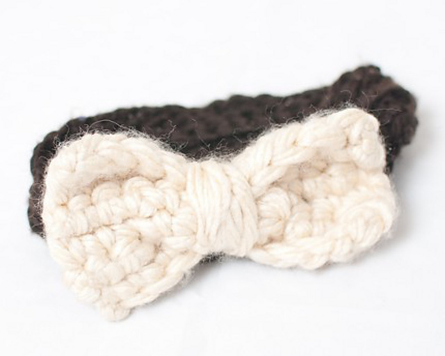 Pattern109- chunky bow headband