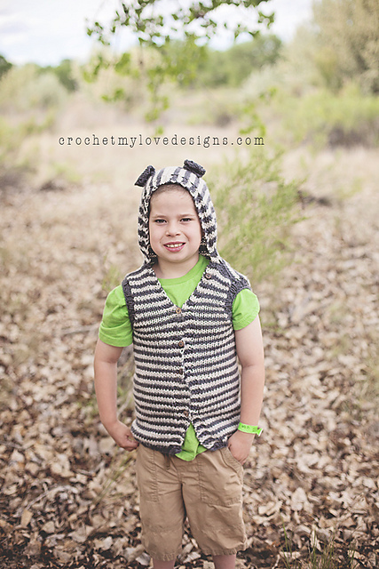 Knit Teddy Vest