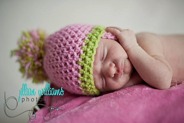 Pom Pom chin strap hat