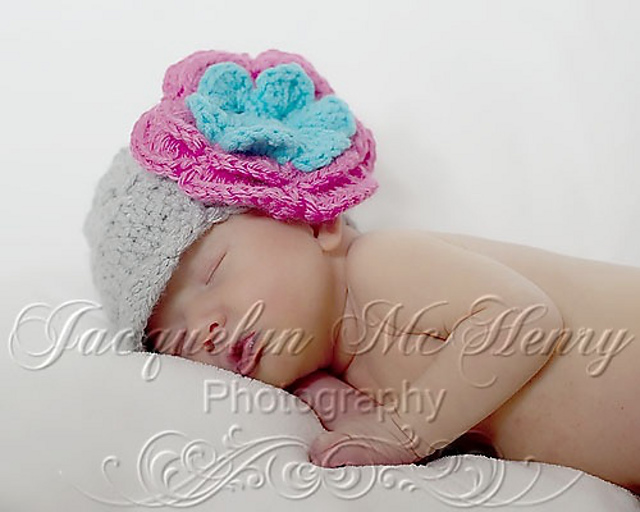 Cotton Candy Waffle hat