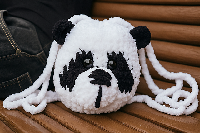 Ravelry: Panda Bear Backpack pattern by Olesia Kirmasova
