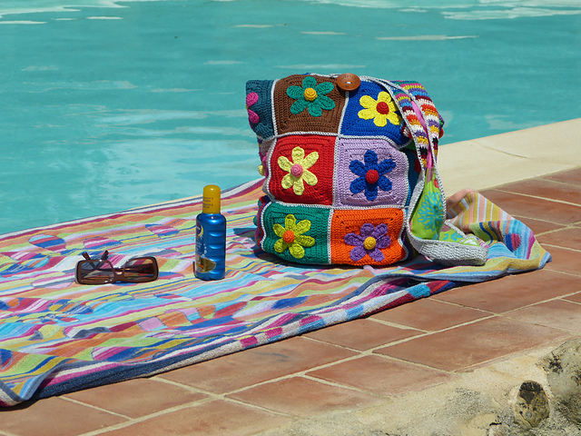 summer flower bag