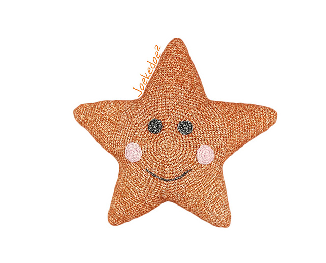 crochet star in 1 piece