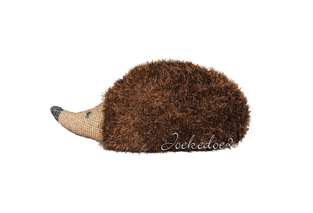 crochet hedgehog in 1 piece