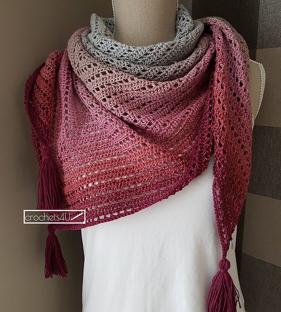 simple triangle scarf