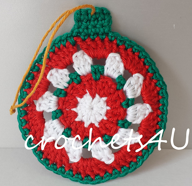 granny christmas bauble