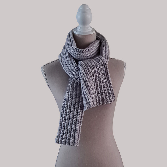 ribbed scarf