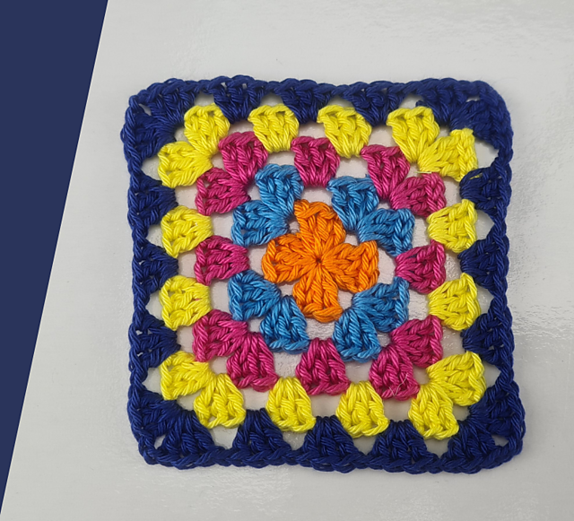 granny square multi color