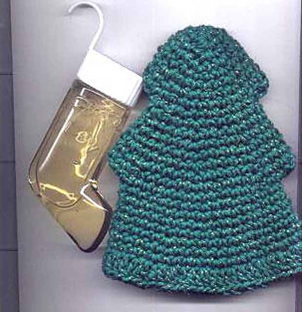 Christmas Tree Bath Mitt