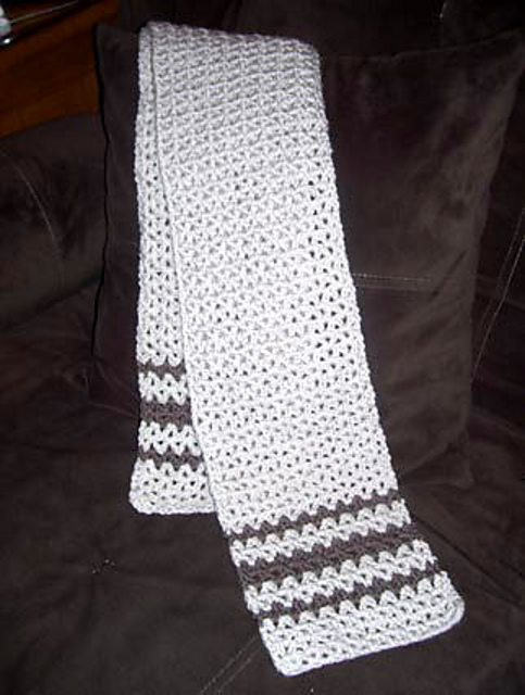 Kate's V Stitch Scarf
