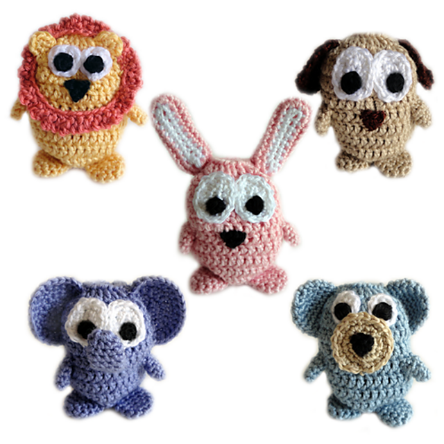 5 Animal Drawstring Bags