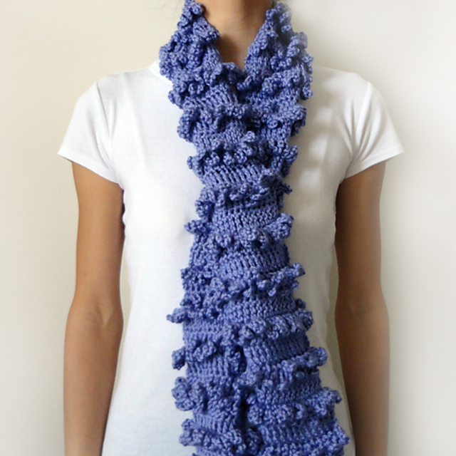 Loopy Ruffle Scarf
