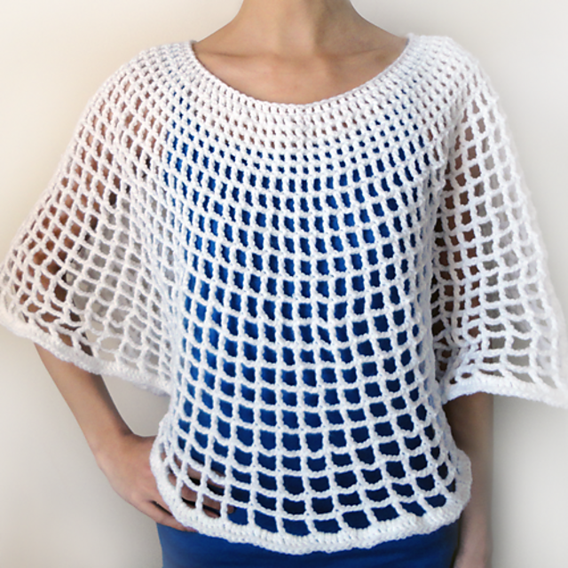 Circular Mesh Poncho