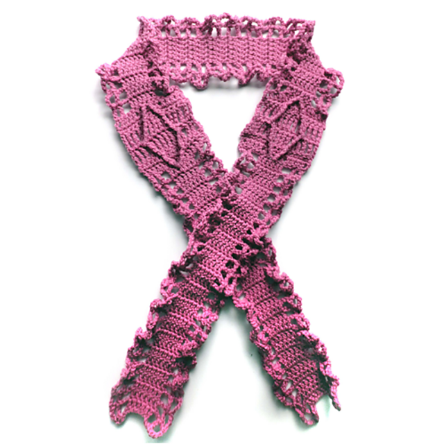 Diamond Ruffle Scarf 