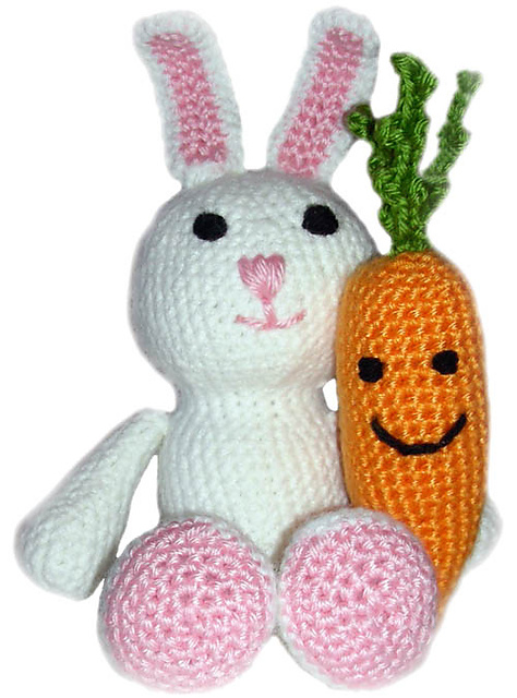 Amigurumi Bunny Rabbit with Carrot
