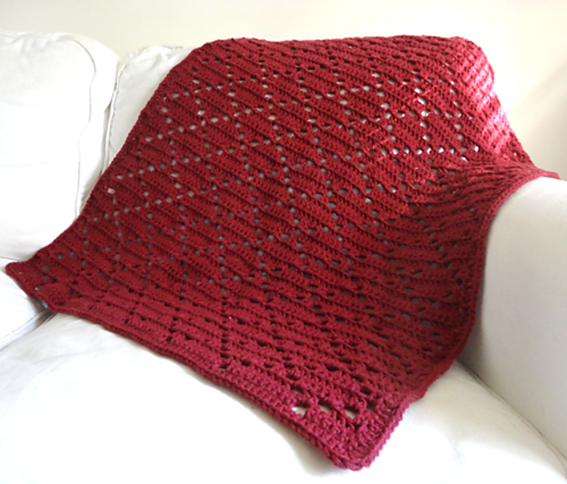 Diamond Eyelet Blanket