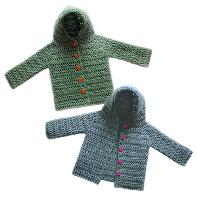 Hooded Baby Cardigan Sweater