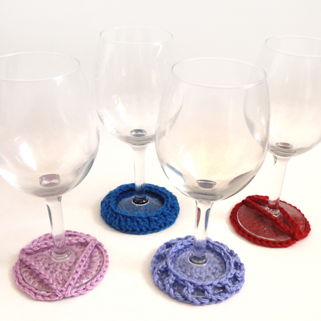 Wine Glass Coasters
