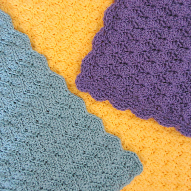 Three Solid Blanket Stitches