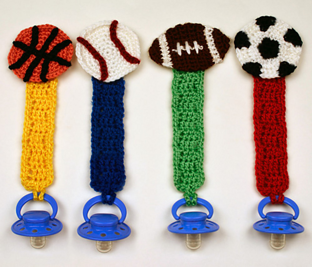 Sporty Pacifier Holders