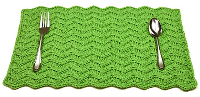 Solid Chevron Placemat