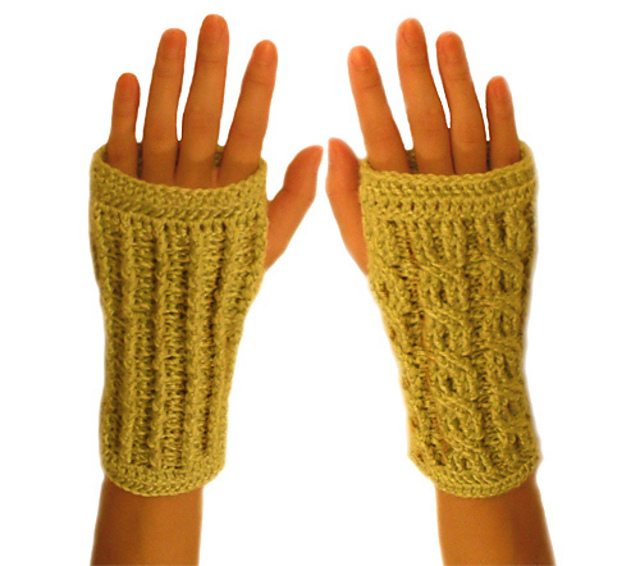 Reversible Wrist Warmers