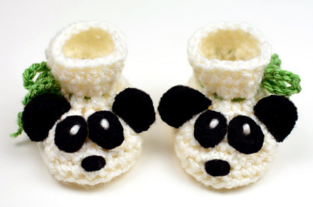 Baby Panda Booties