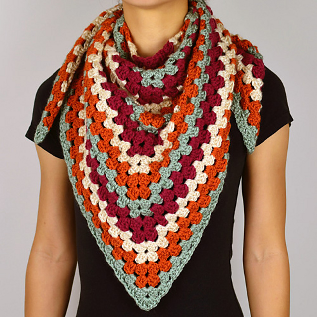 Granny Triangle Scarf