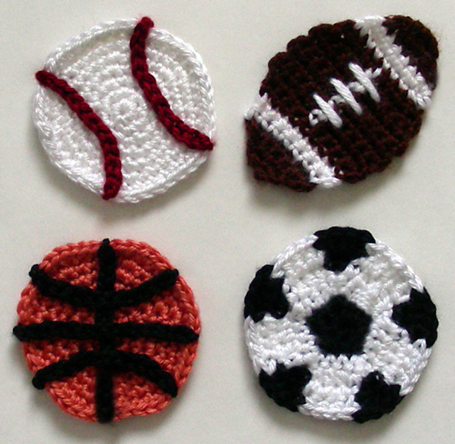 Sport Ball Appliques