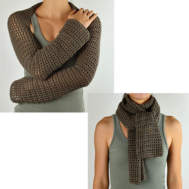 Mesh Convertible Shrug