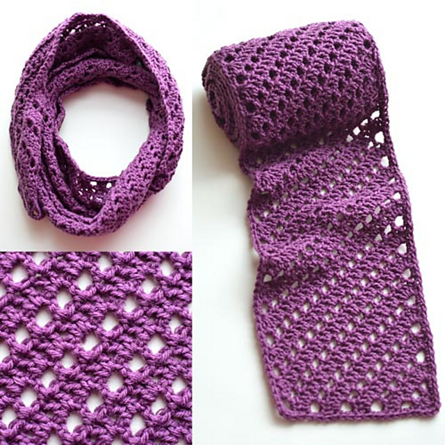 Diagonal Striped Scarf