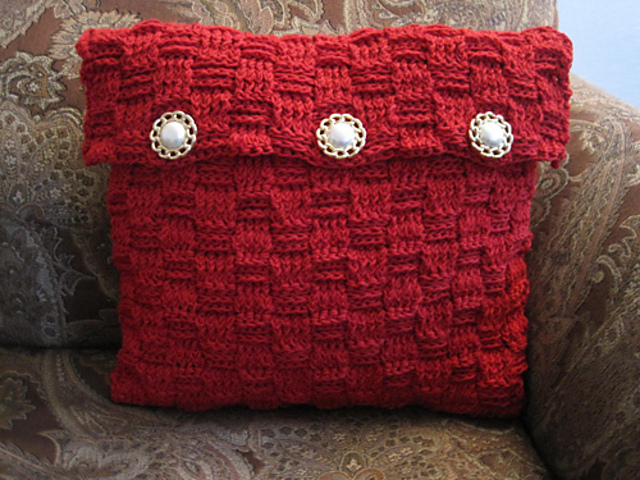 Basketweave Pillow Cover