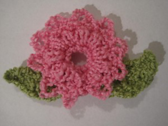Simple Spring Flower with Leaves