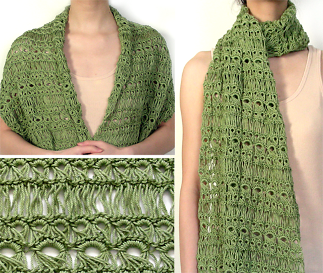 Broomstick Lace Wrap