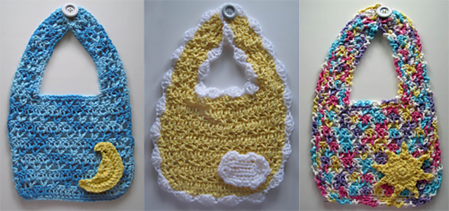 Summer Skies Baby Bibs