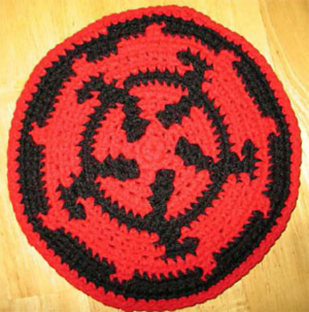 Tapestry Crochet Hot Pad